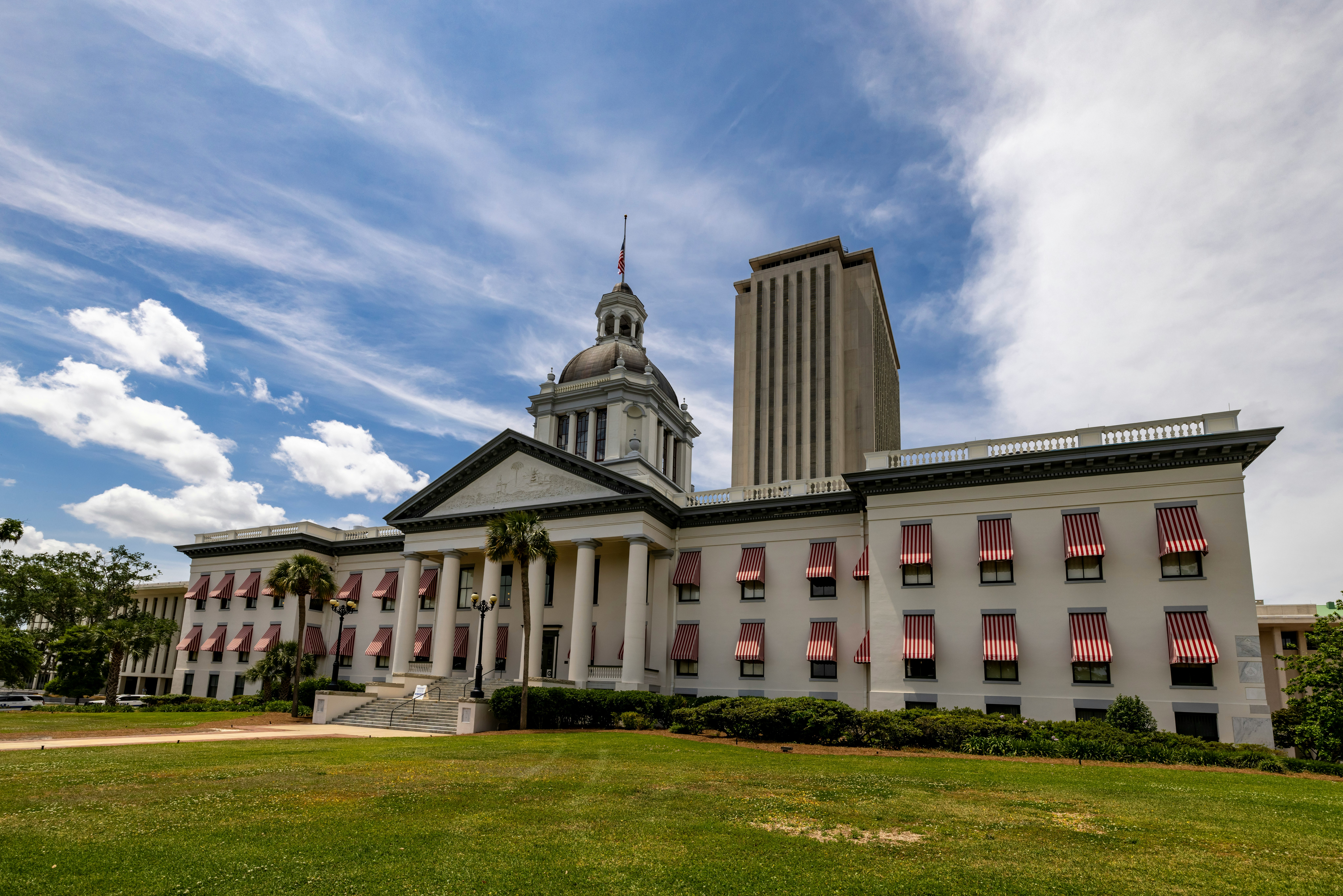 The Florida State Capitol in Tallahassee, where state procurement policy is set